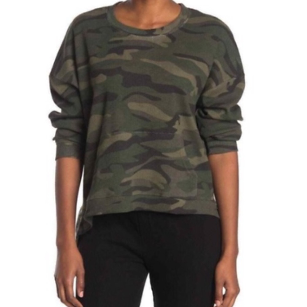 RDI Thermal Weave High Low Camo Top Size Small